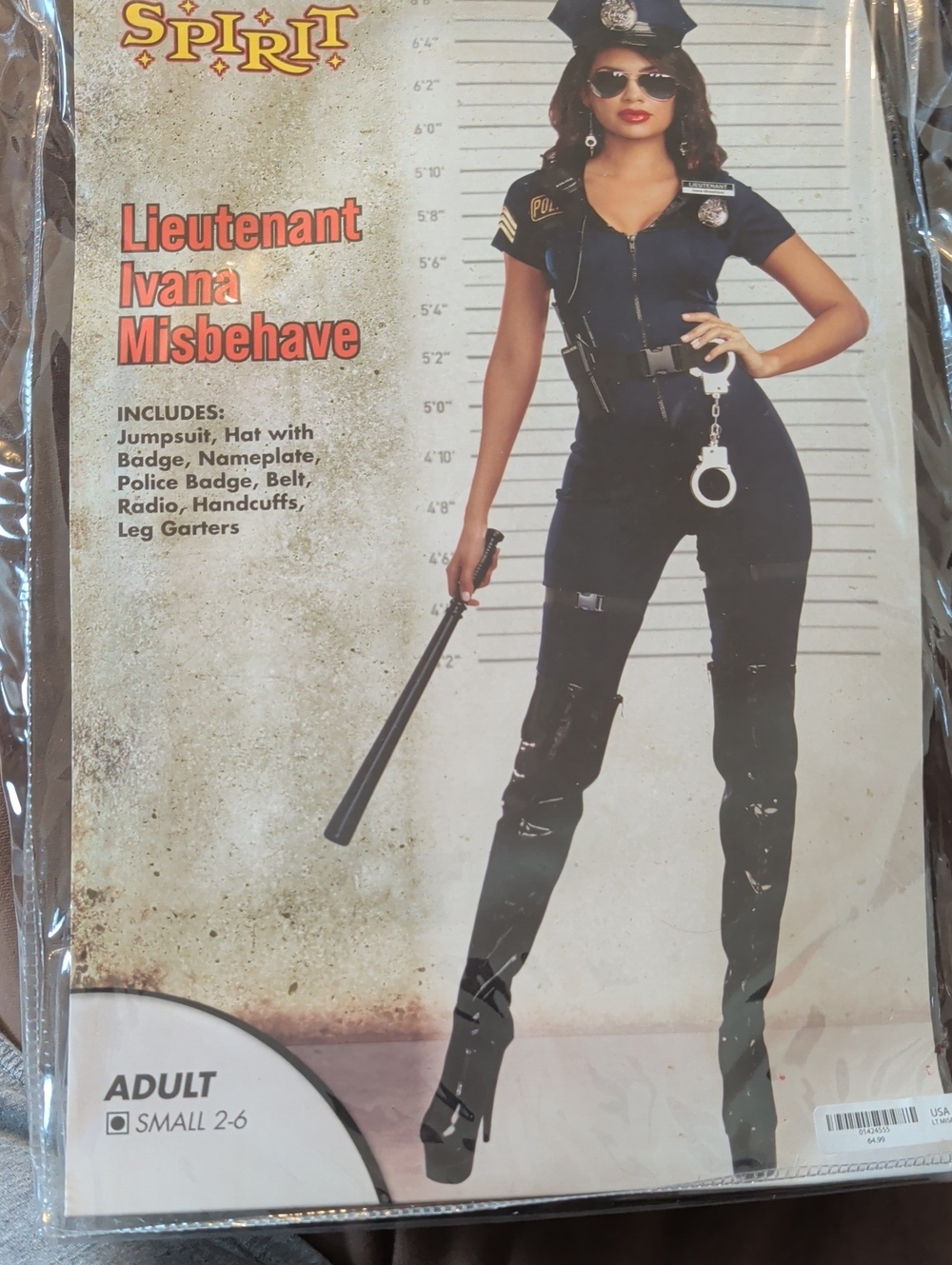 Spirit Lieutenant Ivana Misbehave Women's Police-Style Jumpsuit